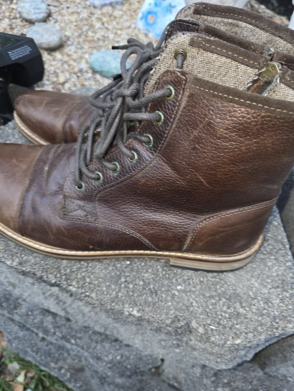 Crevo leather men's boots
